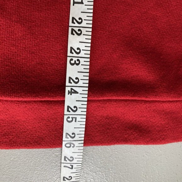 The Limited Women’s Knit Top Red Long Sleeve Sweater Grommet Lace Sz Large - Picture 10 of 10